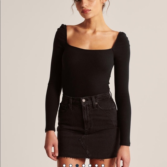Abercrombie puff sleeve bodysuit Clearance